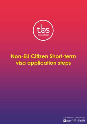 BCN_BSS_Non Eu Citizen Short Term Study Visa Application Steps_ENG