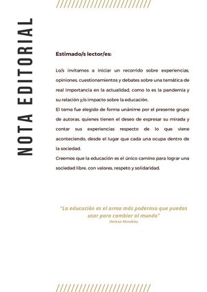 Nota Editorial
