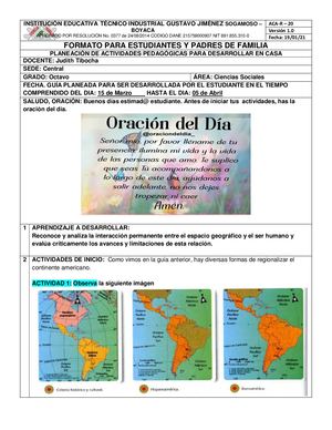 Guía 4 Sociales 8° Est