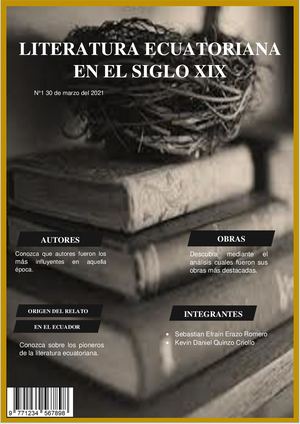 Literatura Ecuatoriana En El Siglo XIX