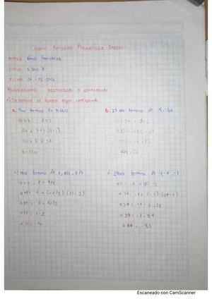 Progresiones Aritméticas Y Geométricas Omar Gavilanez 2a