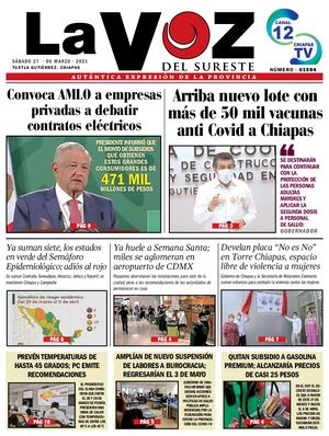La Voz del Sureste 27-03-2021