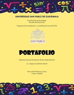 Portafolio de Matemáticas