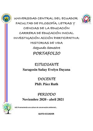 Portafolio Saragosin Evelyn