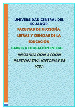 Portafolio Virtual De Investigación Acción Participativa