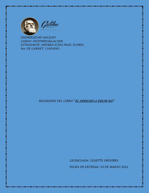 Recension Del Libro El Derecho A Decir No