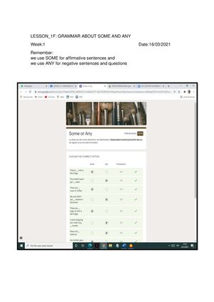 Grammar About Some And Any