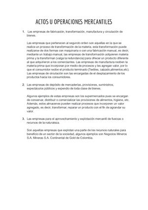 Legistación Comercial I