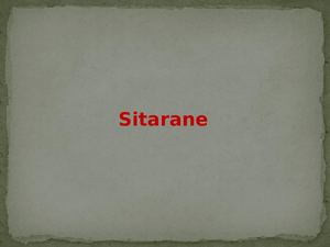 Sitarane