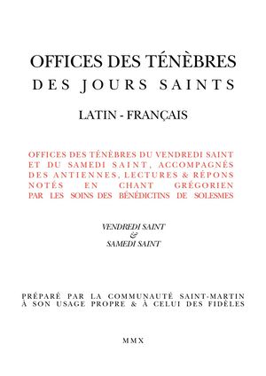 Livret Des Ténèbres