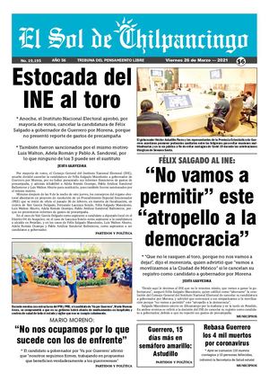 El Sol De Chilpancingo 26 Marzo 2021