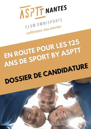 Candidature En route pour les 125 Ans de sport by ASPTT Nantes