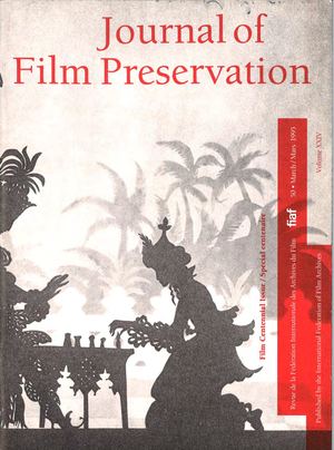 JOURNAL OF FILM PRESERVATION #50, March 1995