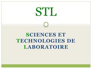 Presentation Stl Bio Et Spcl