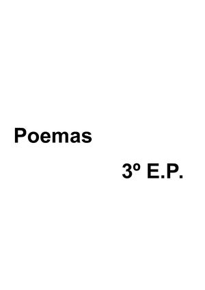 Poemas 3º A Y B