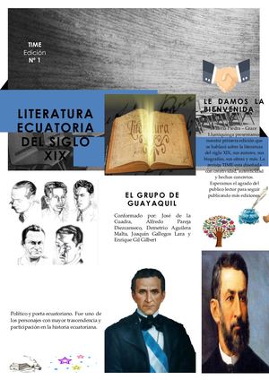 Literatura Ecuatoriana Del Siglo Xix Piedra Llumiquinga