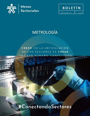 I Boletín Mesa Sectorial de Metrología
