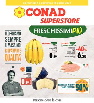 Volantino Conad Superstore Sardegna Nord Ovest 06 Aprile 18 Aprile