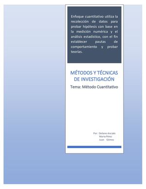 Método Cuantitativo