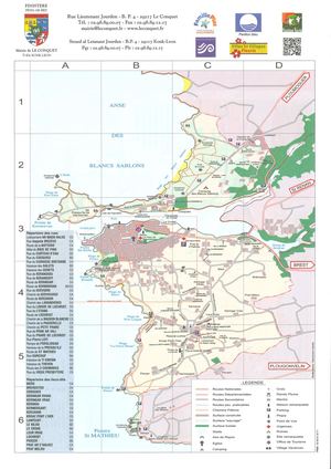 Plan De Ville Le Conquet 2021
