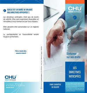 Directives anticipées - CHU de Rouen