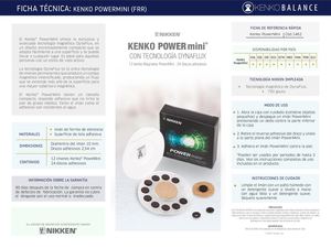 Kenko Balance Powermini Infografia Ficha Técnica
