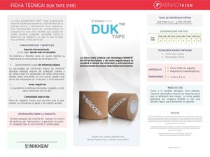 Kenkotherm Duk Tape Infografia Ficha Técnica