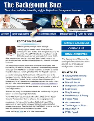BACKGROUND BUZZ - MARCH 2021