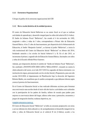 Estructura Organizacional