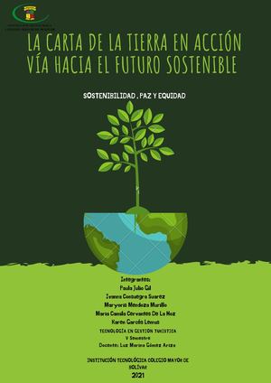 DESARROLLO SOSTENIBLE BASADO EN CARTA DE LA TIERRA