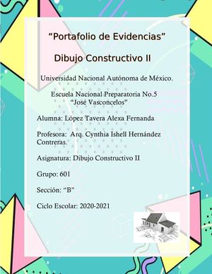 Portafolio De Evidencias Dibujo Constructivo_Final