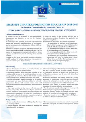 Erasmus Charter For Higher Education 2021 - 2027