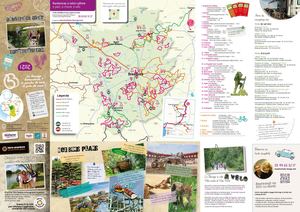 Carte Touristique Bocage Bressuirais Proche Puy Du Fou Randonnee