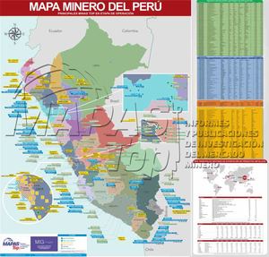 Mapa Minero Del Perú 2021