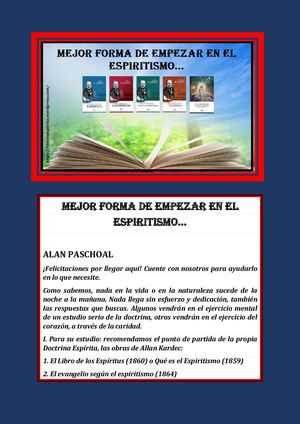 Mejor Forma De Empezar En El Espiritismo Alan Paschoal
