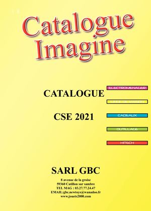 Catalogue 2021 Electroménager, outillage, salon de jardin