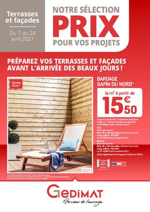 PROMO GEDIMAT AVRIL 2021