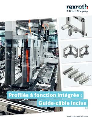 Catalogue - Profilés à fonction intégrée guide-câble inclus