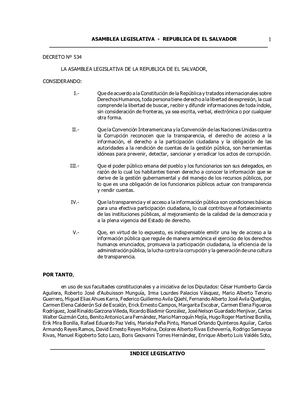 Ley de Acceso a la Información Pública