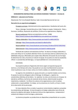 Narrativa Pedagógica De Secundaria