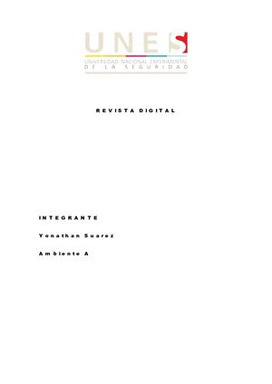 Revista Digital Yonathan