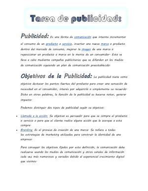 Tarea Publicidad F L