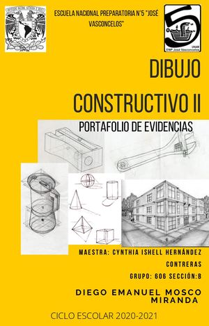 Portafolio De Evidencias Dibujo Constructivo II