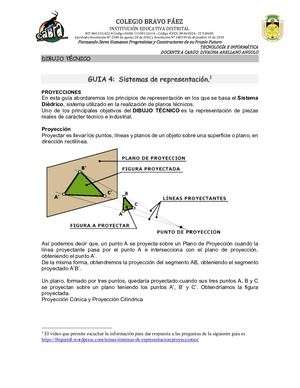 Guia 4 Sistema De Representación De Dibujo