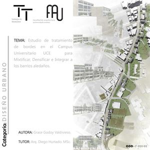 Estudio de tratamiento de bordes en el Campus Universitario UCE para Mixtificar, Densificar e Integrar a los barrios aledaños