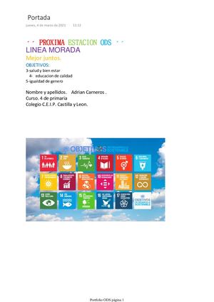 Portfolio Ods 4º A
