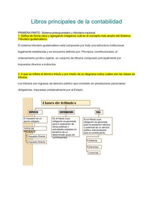Libros Principales De La Contabilidad