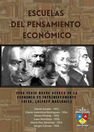 Escuelas Del Pensamiento Económico