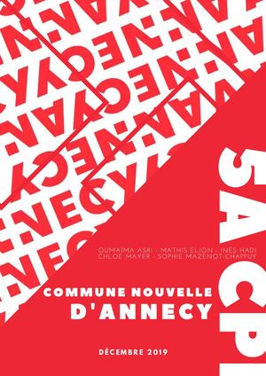 Analyse sémiotique Annecy