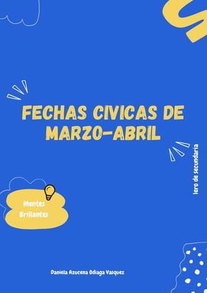 Fechas Civicas De Marzo Abril (1)